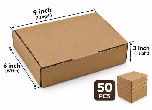 Pieces 9x6x3 corrugated - 50,
