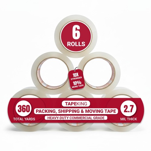 Tape king clear - king,
