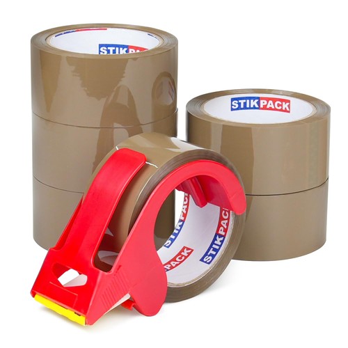 Rolls brown packing tape - 6,