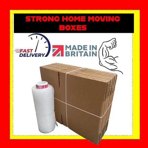 Large moving house - moving, boxes