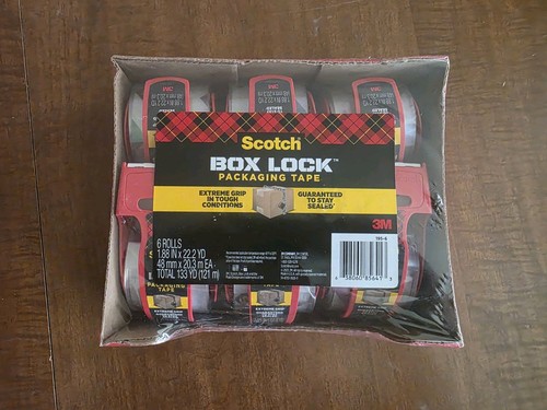 Scotch box lock - scotch, tape